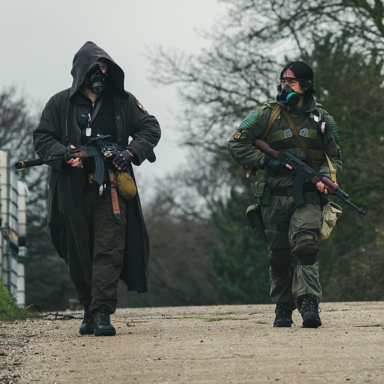 StAlkErS Stalker Loadout with Cape - Post-Apocalyptic Airsoft Costume